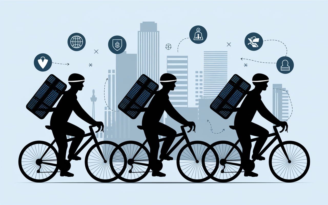 materiel securite livreur deliveroo assurances