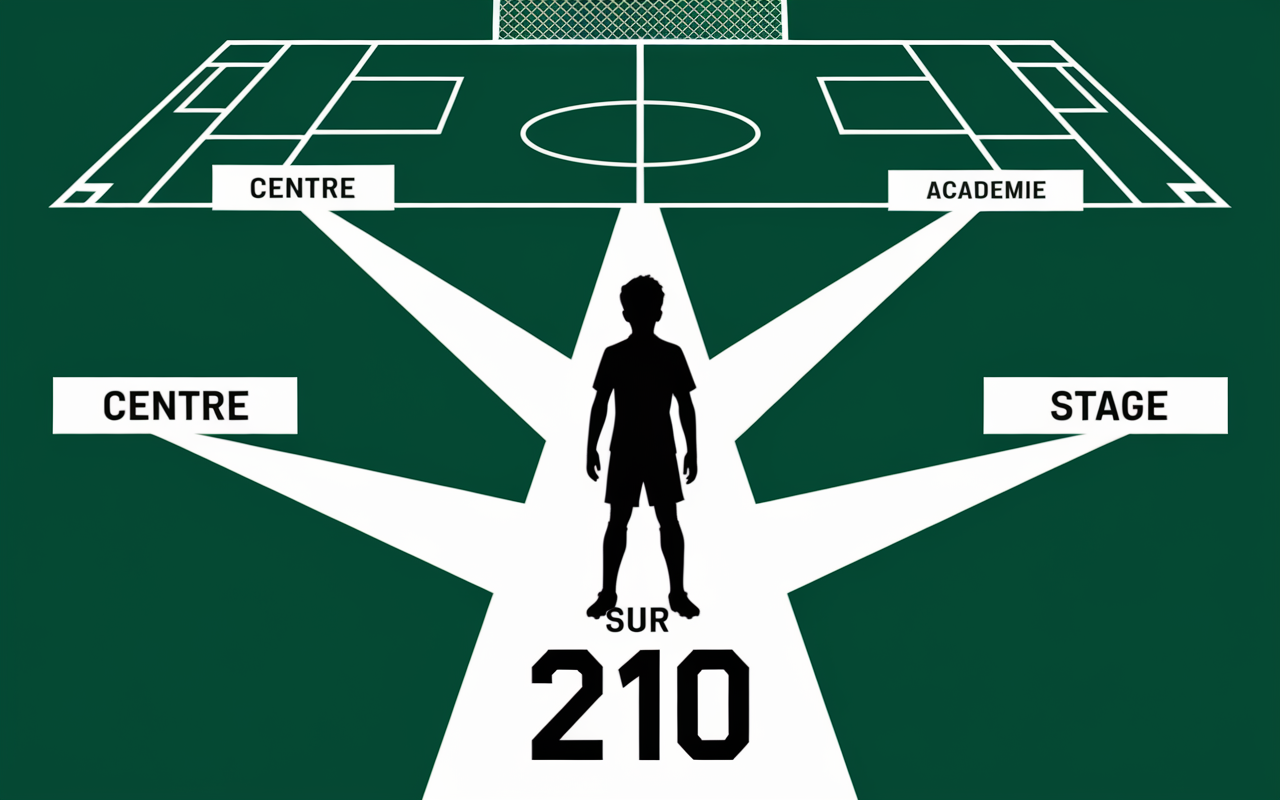 chemins devenir footballeur professionnel chiffre 2 sur 10