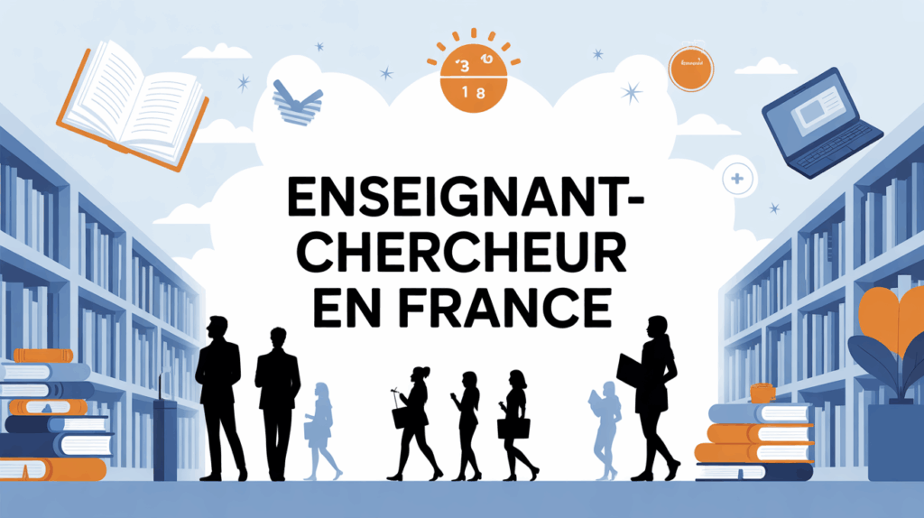 illustration campus enseignant chercheur france