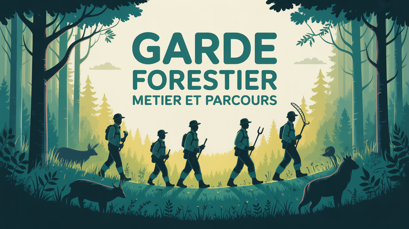 garde forestier en forêt au petit matin titre du métier