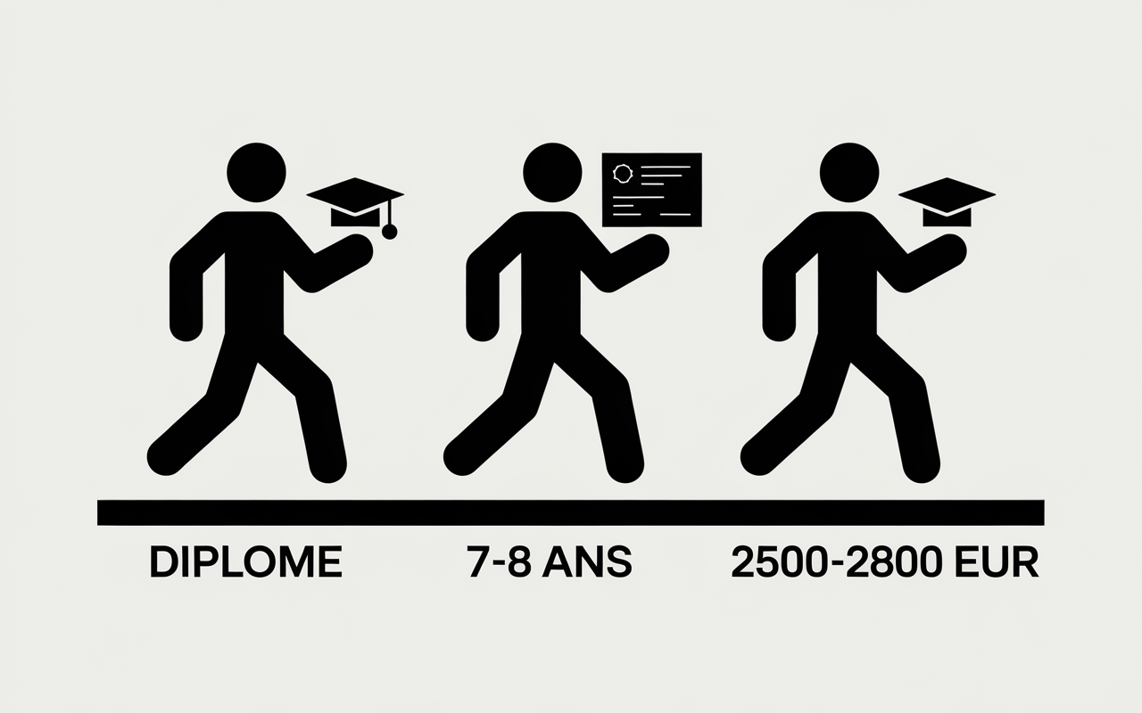 Graphique parcours etapes commissaire aux comptes 2024