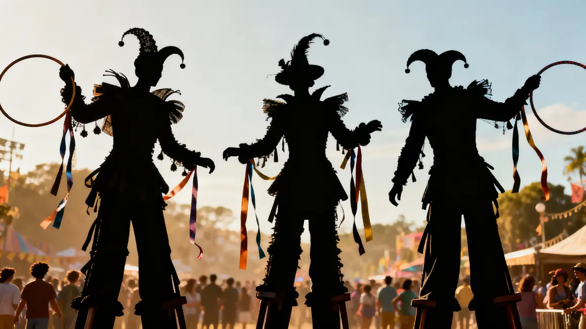 echassier festival costumes accessoires ambiance joyeuse
