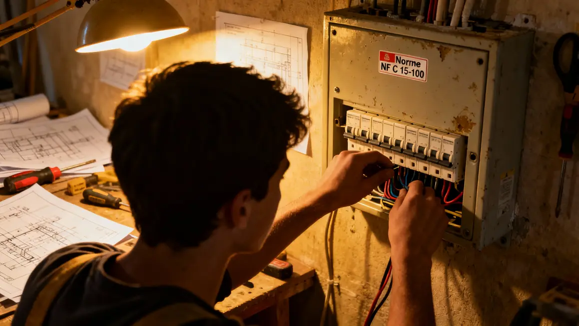 Jeune électricien tableau électrique norme lettre de motivation