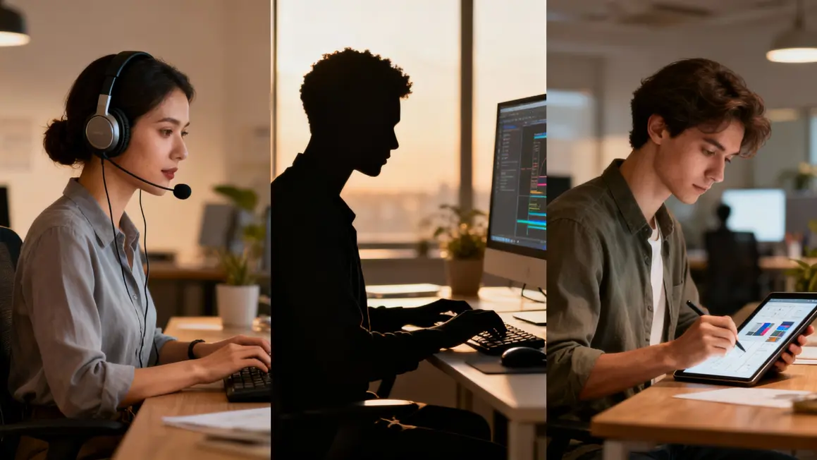 Trois metiers a distance Kiabi service client digital