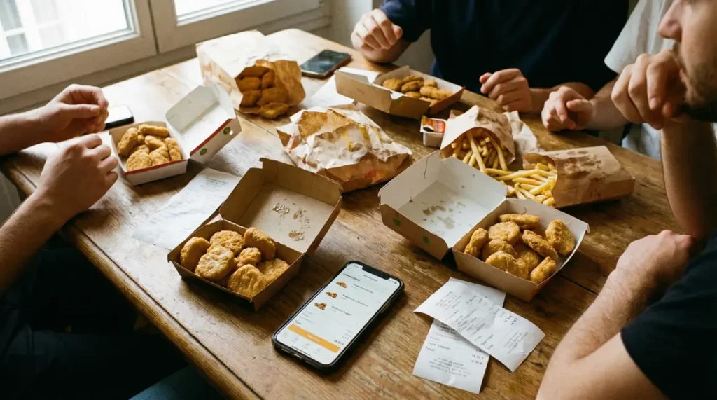 prix nuggets McDonald's 2024 boîtes différentes appli smartphone