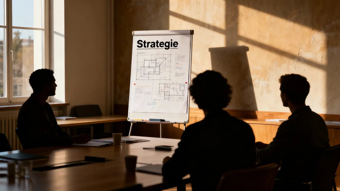 salle réunion stratégie équipe travail