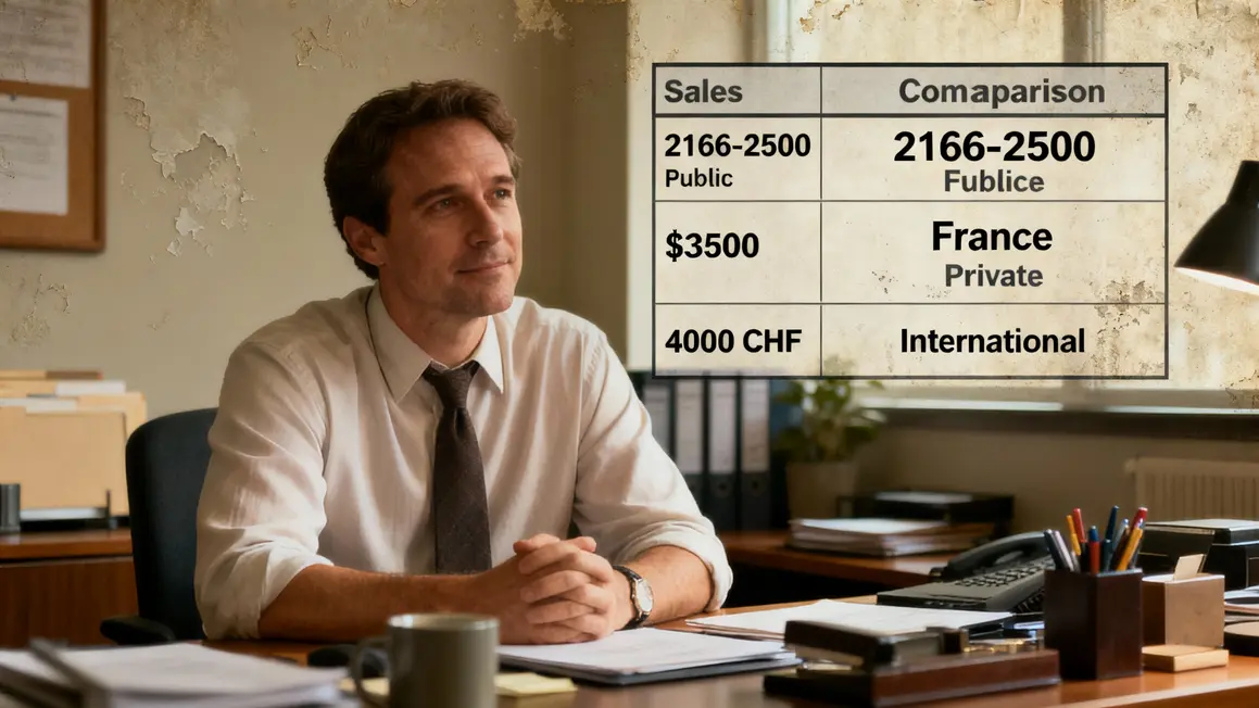 tableau salaire neurobiologiste international