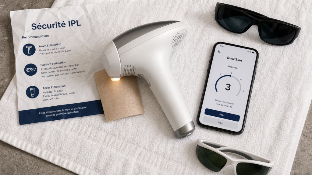 Comparatif épilateur lumière pulsée 60 millions de consommateur : sécurité IPL