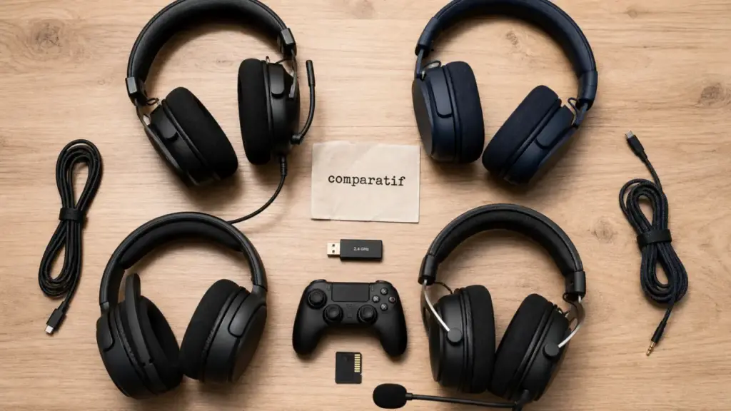 Casque gaming comparatif : filaire et sans-fil